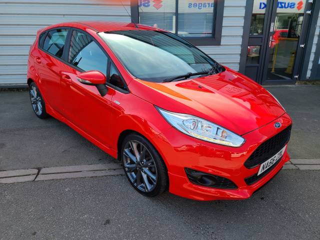Ford Fiesta 1.0 EcoBoost ST-Line 5dr Hatchback Petrol Red